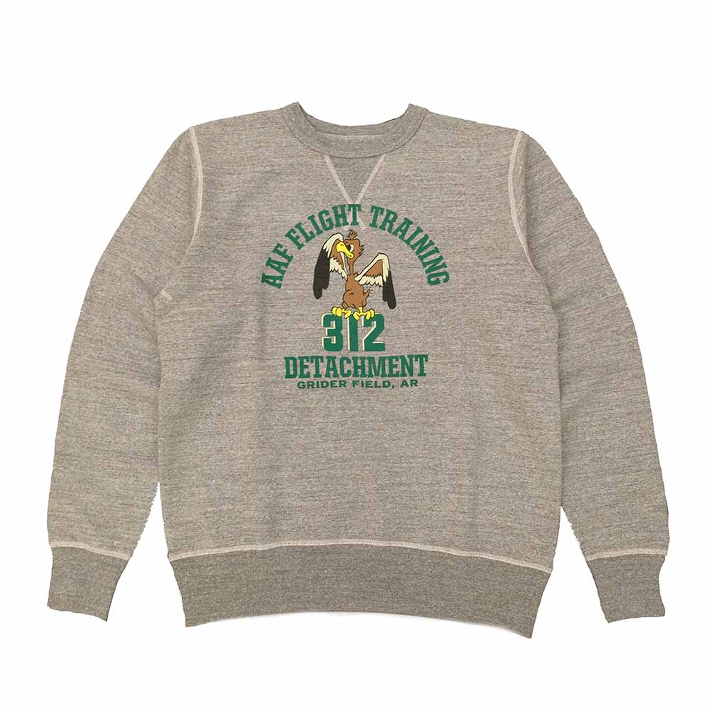 BUZZ RICKSON'S - SET-IN CREW SWEAT - FLIGHT TRAINING DETACHMENT - BR69694