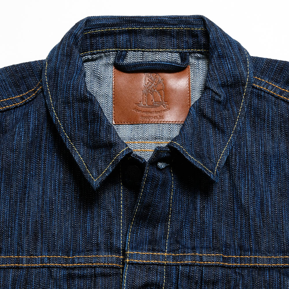 Pure Blue Japan - 14.5oz Waterfall Denim Type 2 Jacket - Dark - 6225-D