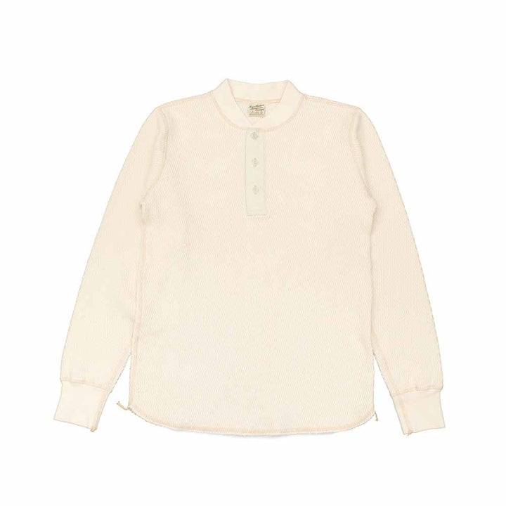 BUZZ RICKSON'S - THERMAL HENLEY NECK T-SHIRTS - BR68130