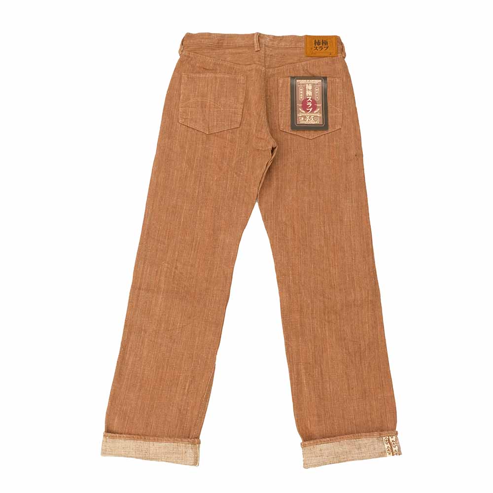 STUDIO D’ARTISAN - 45th - Kakishibu-Dyed - Extreme slub selvedge denim Jeans - SP-110