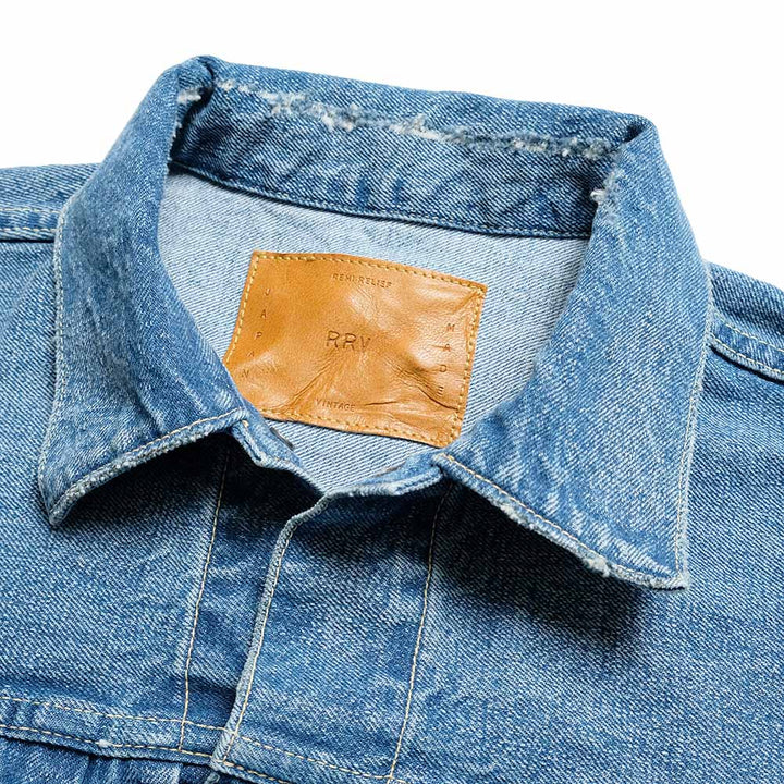 REMI RELIEF - 13oz 1954XX DENIM 2nd JACKET - USED BLUE - RN30389038