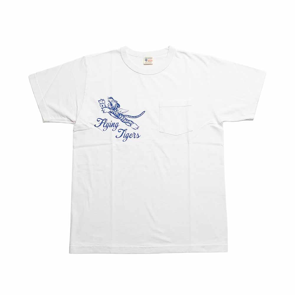 BUZZ RICKSON'S - S/S POCKET T-SHIRT - FLYING TIGERS - BR79709