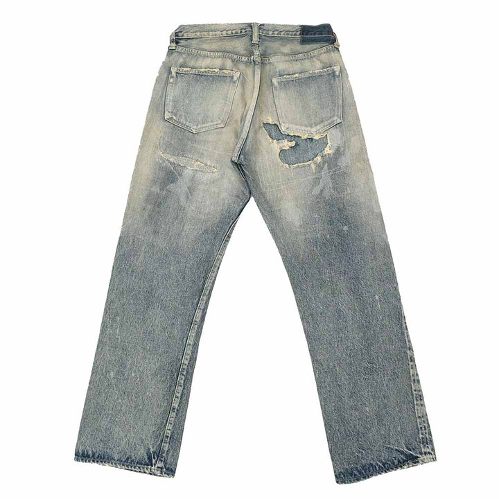 SUGAR CANE - 14.25oz. DENIM 1947 REMAKE AGED MODEL - REGULAR STRAIGHT - SC41947SR