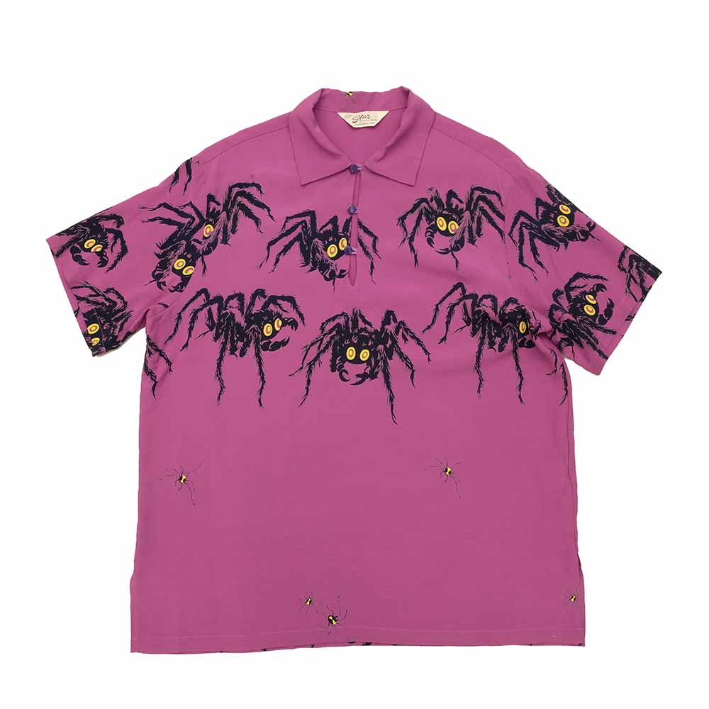 STAR OF HOLLYWOOD - HIGH DENSITY RAYON PULLOVER SHIRT - TARANTULA - SH38872