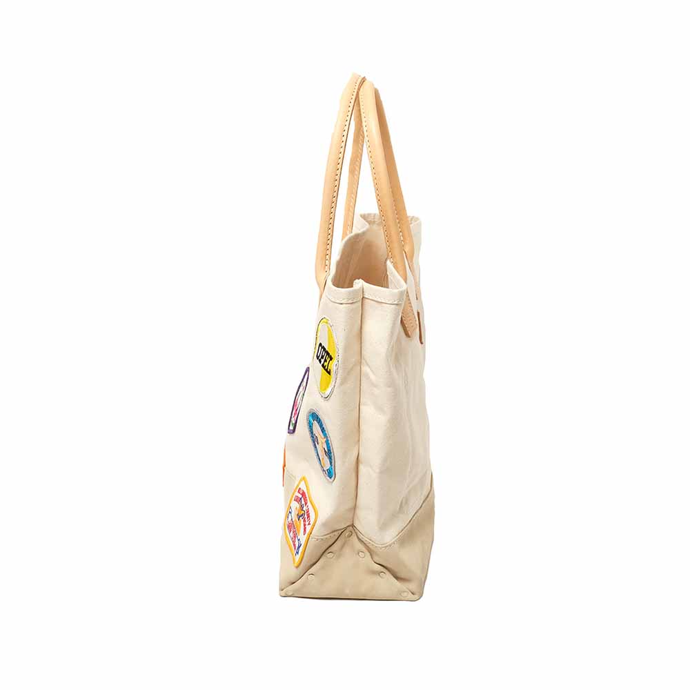 HERITAGE LEATHER CO. - VINTAGE PATCH DAY TOTE - HLC-9212