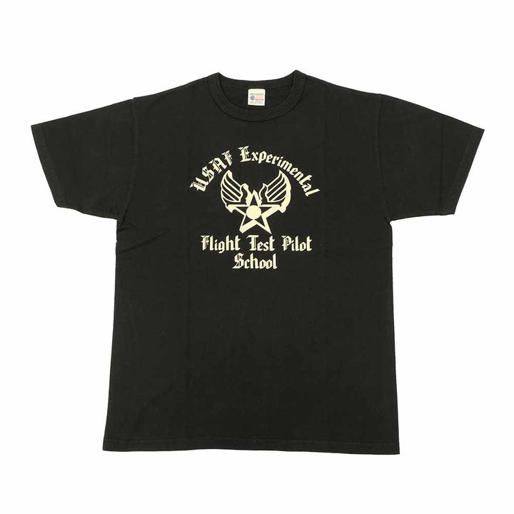 BUZZ RICKSON'S - S/S T-SHIRT - USAF TEST PILOT SCHOOL - BR79621