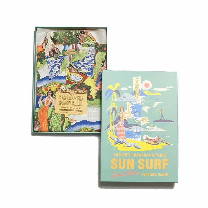 SUN SURF - SPECIAL EDITION - ORIGINAL MATSON MENU DESIGN by EUGENE SAVAGE - SHORT SLEEVE - SS39678