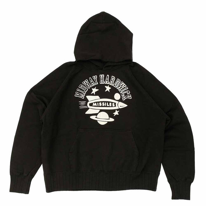 BARNS - AZUMA DROP NEEDLE RIBBED PRINT HOODIE - MIDWAY HARDWICK - BR-25439