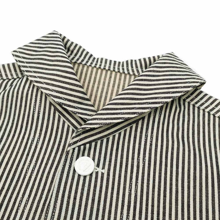 WAREHOUSE - U.S.NAVY SHAWL COLLAR COVERALL - HICKORY - WH-2220