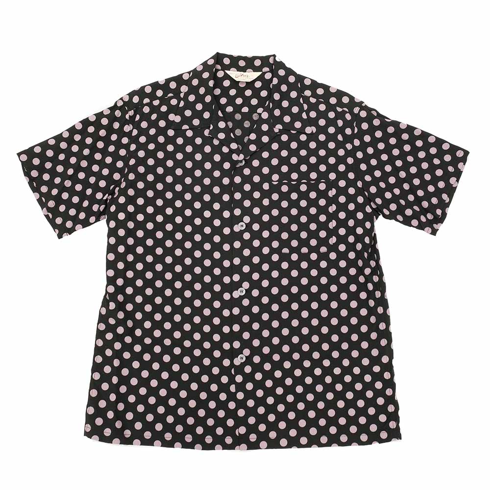 STAR OF HOLLYWOOD - HIGH DENSITY RAYON OPEN SHIRT - POLKA DOT - SH39316