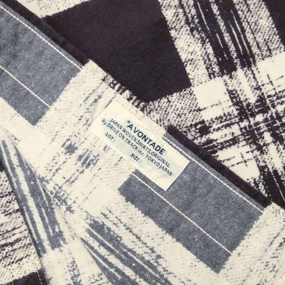 A VONTADE - Print Flannel Work Shirts L/S -VTD-0394-SH
