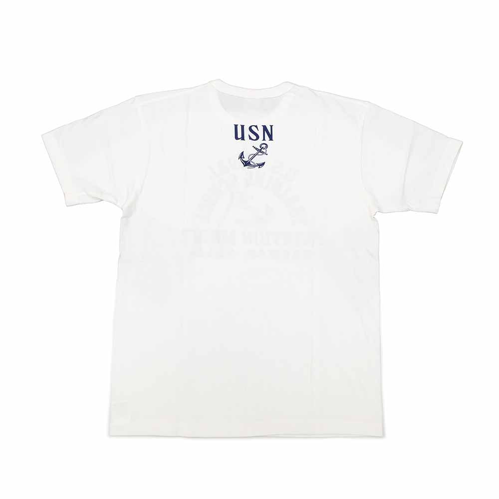 BUZZ RICKSON'S - GOVERNMENT ISSUE T-SHIRT - U.S. NAVAL TRAINING SCHOOL - BR79573