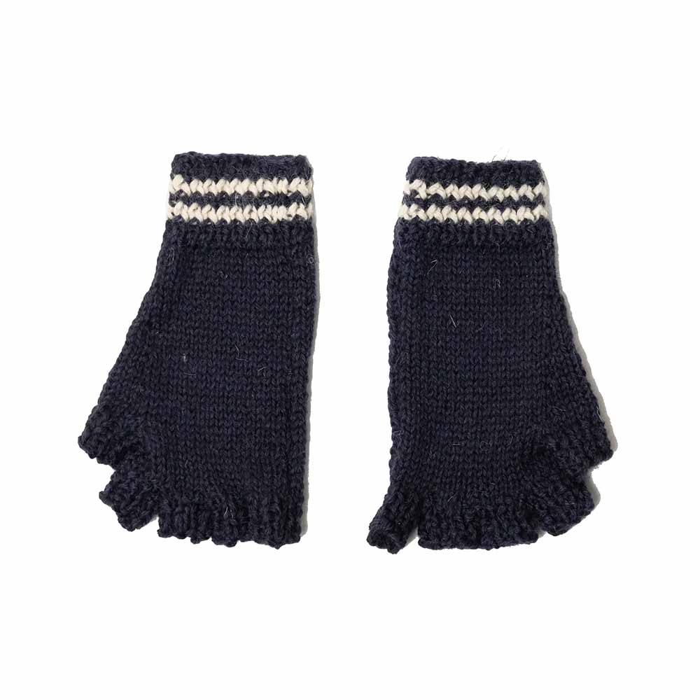 Black Sheep - FINGERLESS KNIT GLOVE - Anchor - SM-08B