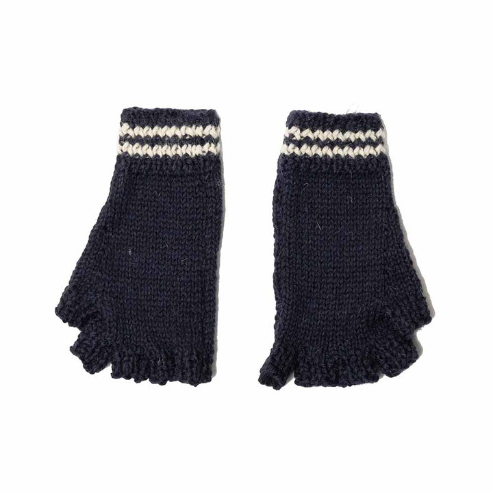 Black Sheep - FINGERLESS KNIT GLOVE - Anchor - SM-08B