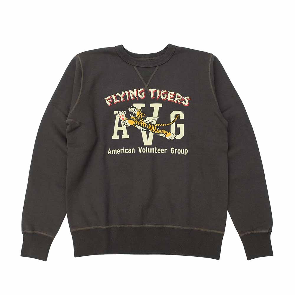 BUZZ RICKSON'S - SET-IN CREW SWEAT - FLYING TIGERS - BR69697