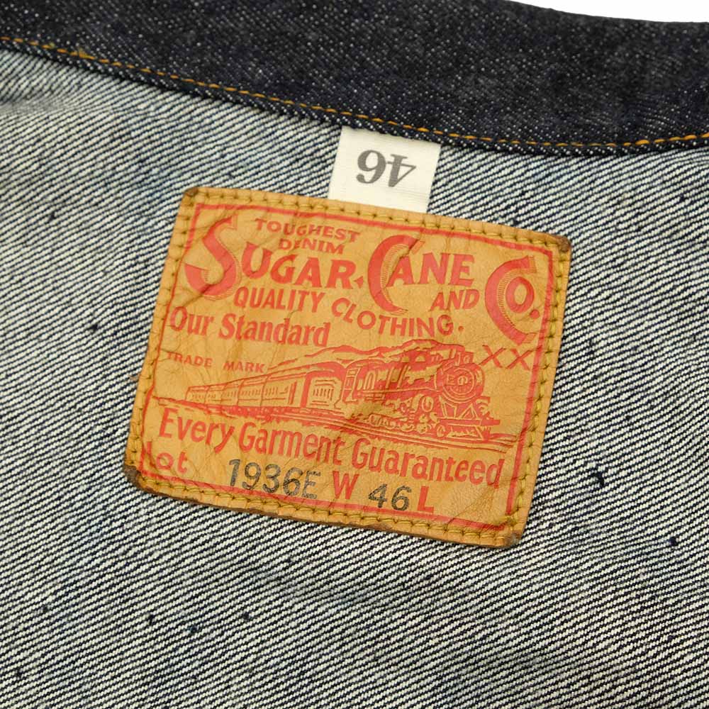 SUGAR CANE - 13.5oz. DENIM BLOUSE 1936 MODEL - T-BACK - SC11936T