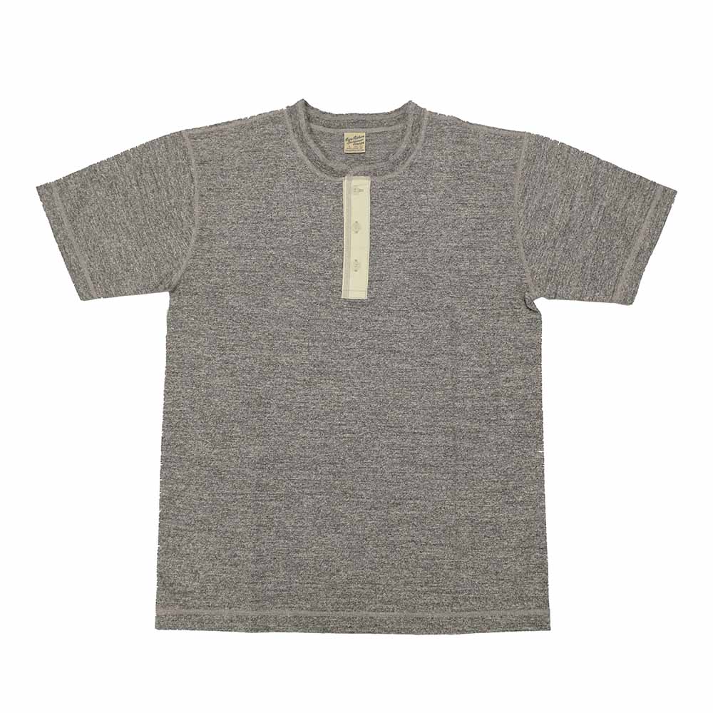 BUZZ RICKSON'S - SLUB YARN HENLEY NECK T-SHIRT - BR79192