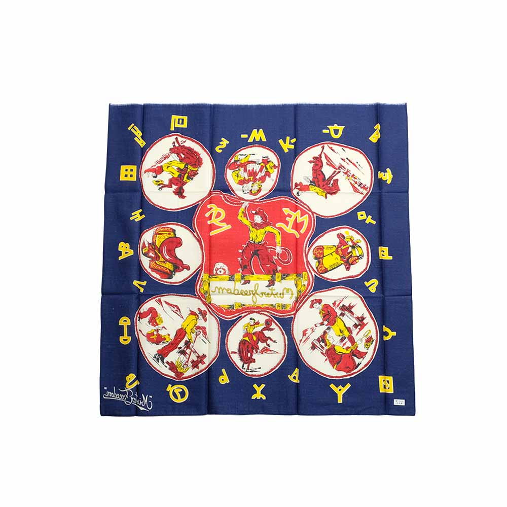 SUGAR CANE - Mister Freedom - 23"x23" SELVAGE BANDANA - JV KERCHIEF - SC02884