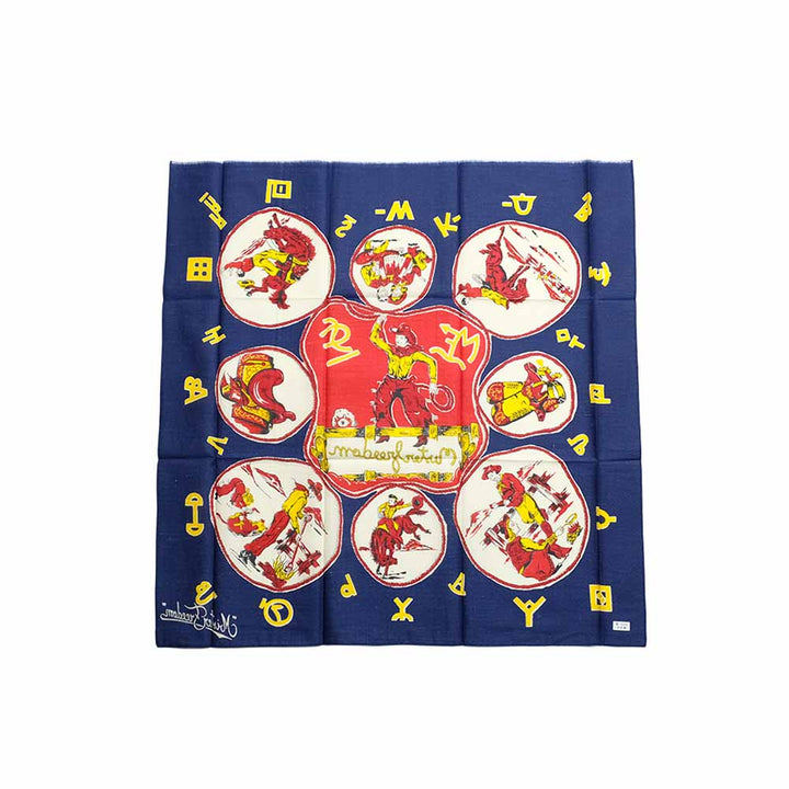 SUGAR CANE - Mister Freedom - 23"x23" SELVAGE BANDANA - JV KERCHIEF - SC02884