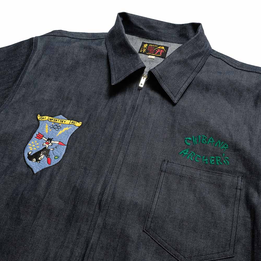 TAILOR TOYO - Late 1950s Style Blue Denim Okinawa Jumper - CHIBANA ARCHER'S - TT15881