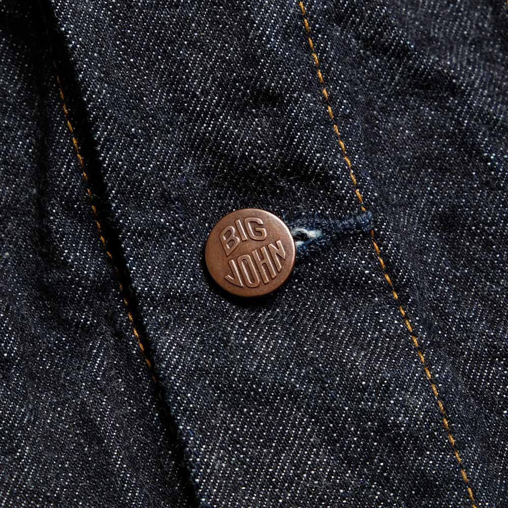 BIG JOHN - ISHIKAWADAI DENIM TRUCKER JACKET - S6953W