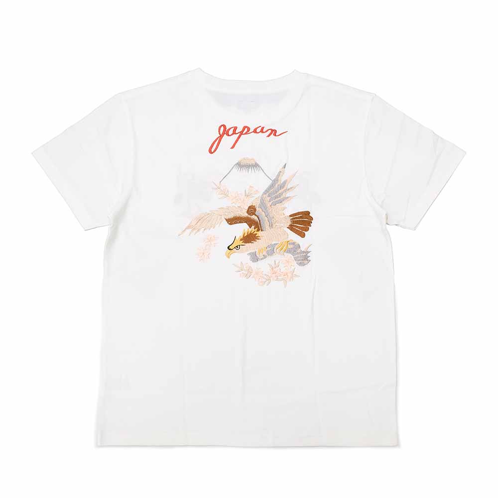 TAILOR TOYO - S/S SUKA T-SHIRT - EMBROIDERED - EAGLE - TT79587