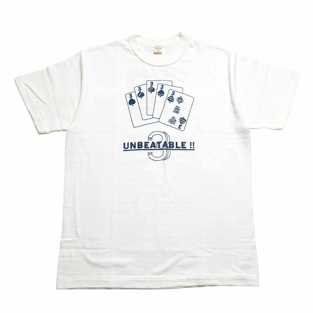 WAREHOUSE - Lot 4601 - S/S T-SHIRT - UNBEATABLE - 4601UNB-26