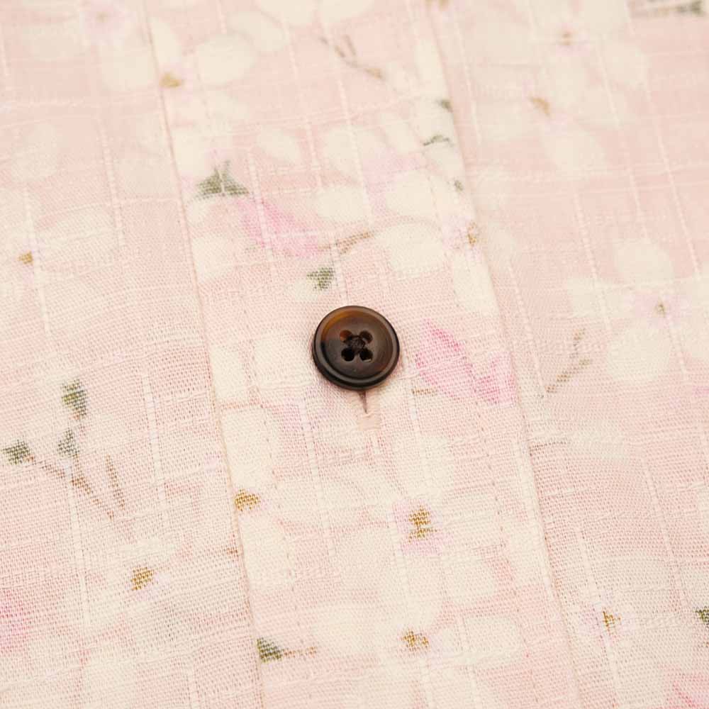 KOROMO ZAKURA - Southern Cross - Long-Sleeve Regular Shirt - Haze Cherry Blossom - SA1743