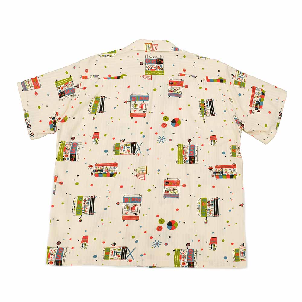 STAR OF HOLLYWOOD - DOBBY COTTON OPEN SHIRT - STREET STALL - SH39497