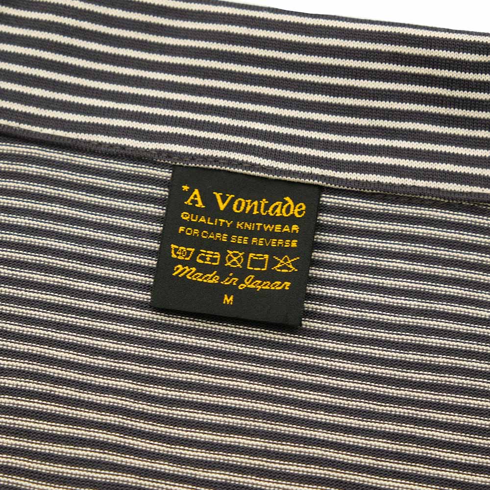 A VONTADE - Compact Border Half Zip Polo - VTD-0634-CS