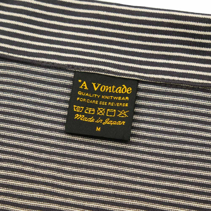 A VONTADE - Compact Border Half Zip Polo - VTD-0634-CS