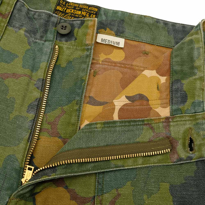 BUZZ RICKSON'S - MITCHEL PATTERN CAMOUFLAGE TROUSERS - CIVILIAN MODEL - BR42452