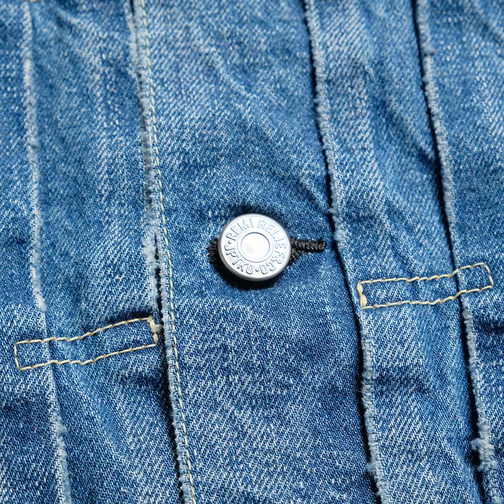 REMI RELIEF - 13oz 1954XX DENIM 2nd JACKET - USED BLUE - RN30389038