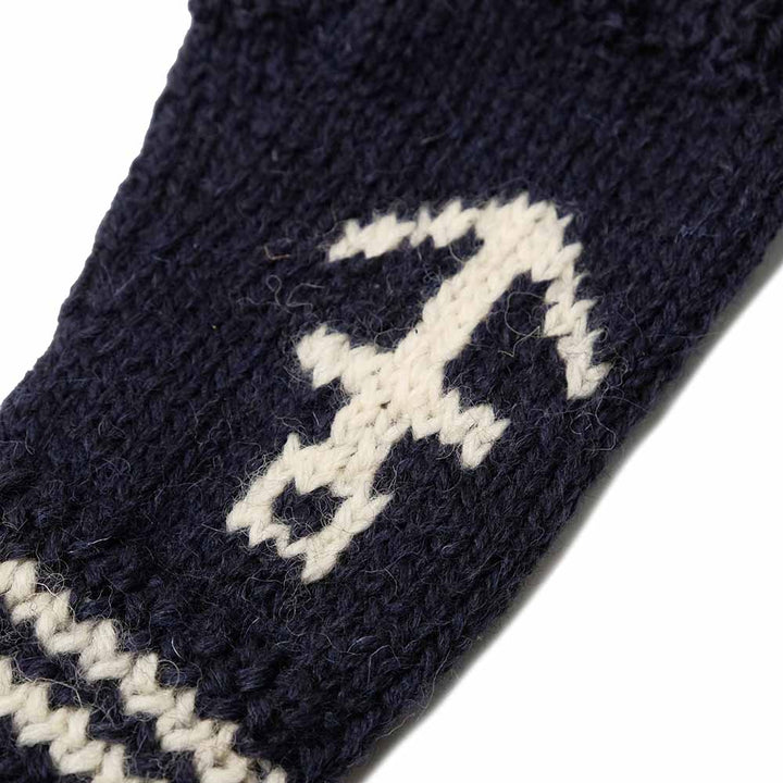 Black Sheep - FINGERLESS KNIT GLOVE - Anchor - SM-08B