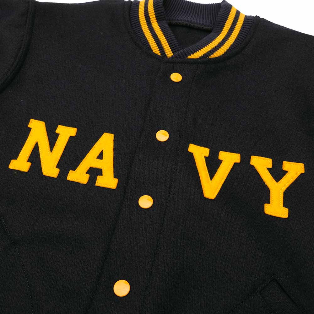 WAREHOUSE - 1950'S NAVY VARSITY JACKET - 2240AP-25