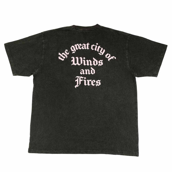 UNIVERSAL OVERALL - CHEMCIAL WASH - PRINT TEE - OLD ENGLISH LOGO - U2523211