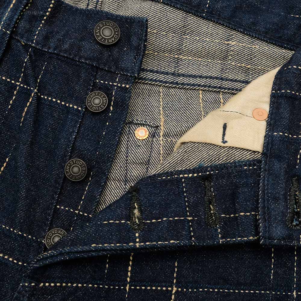 STUDIO D’ARTISAN - MIDARE KASURI JEANS - D1878