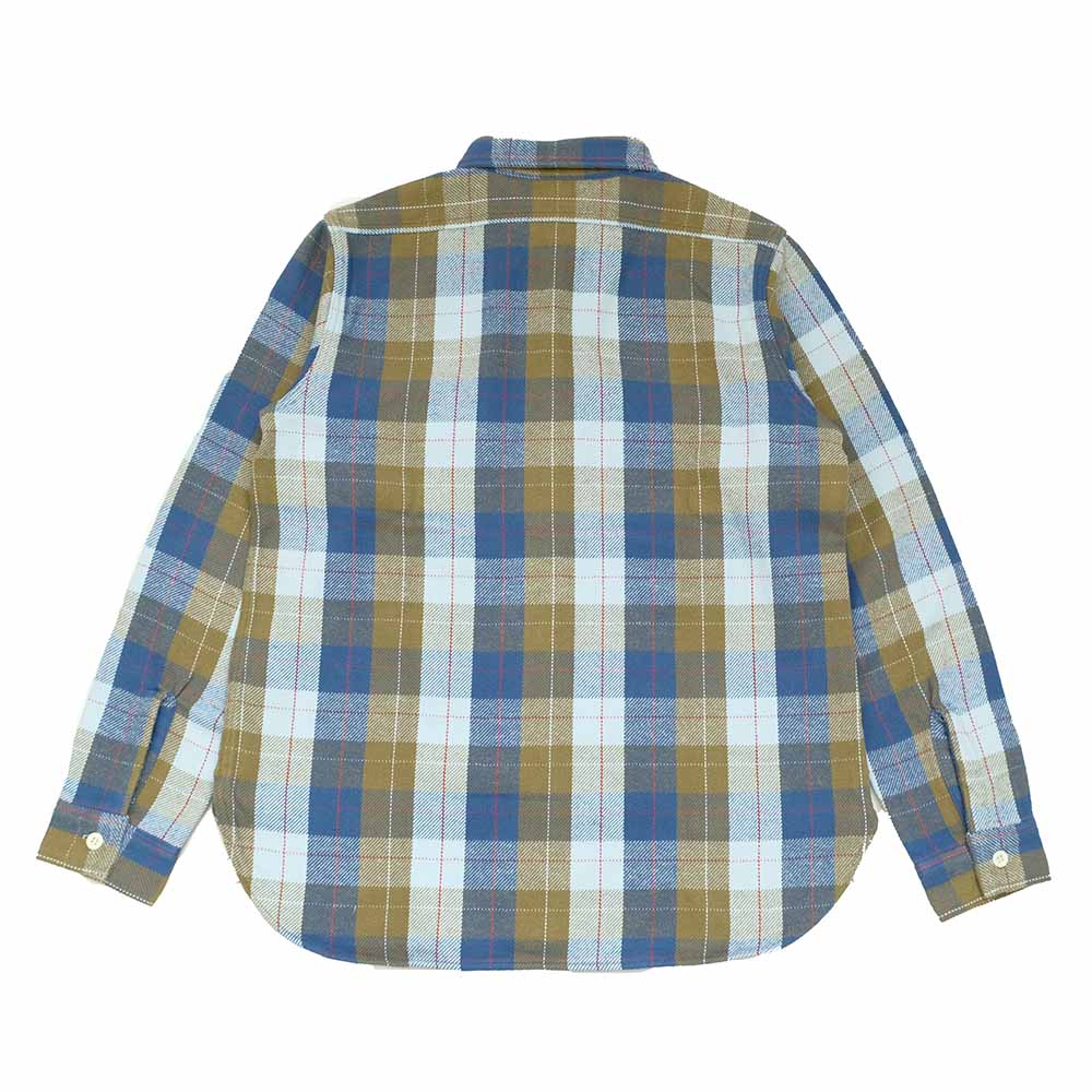 WAREHOUSE - Lot.3104 FLANNEL SHIRTS - E柄 - ONE WASH - WH-3104E24
