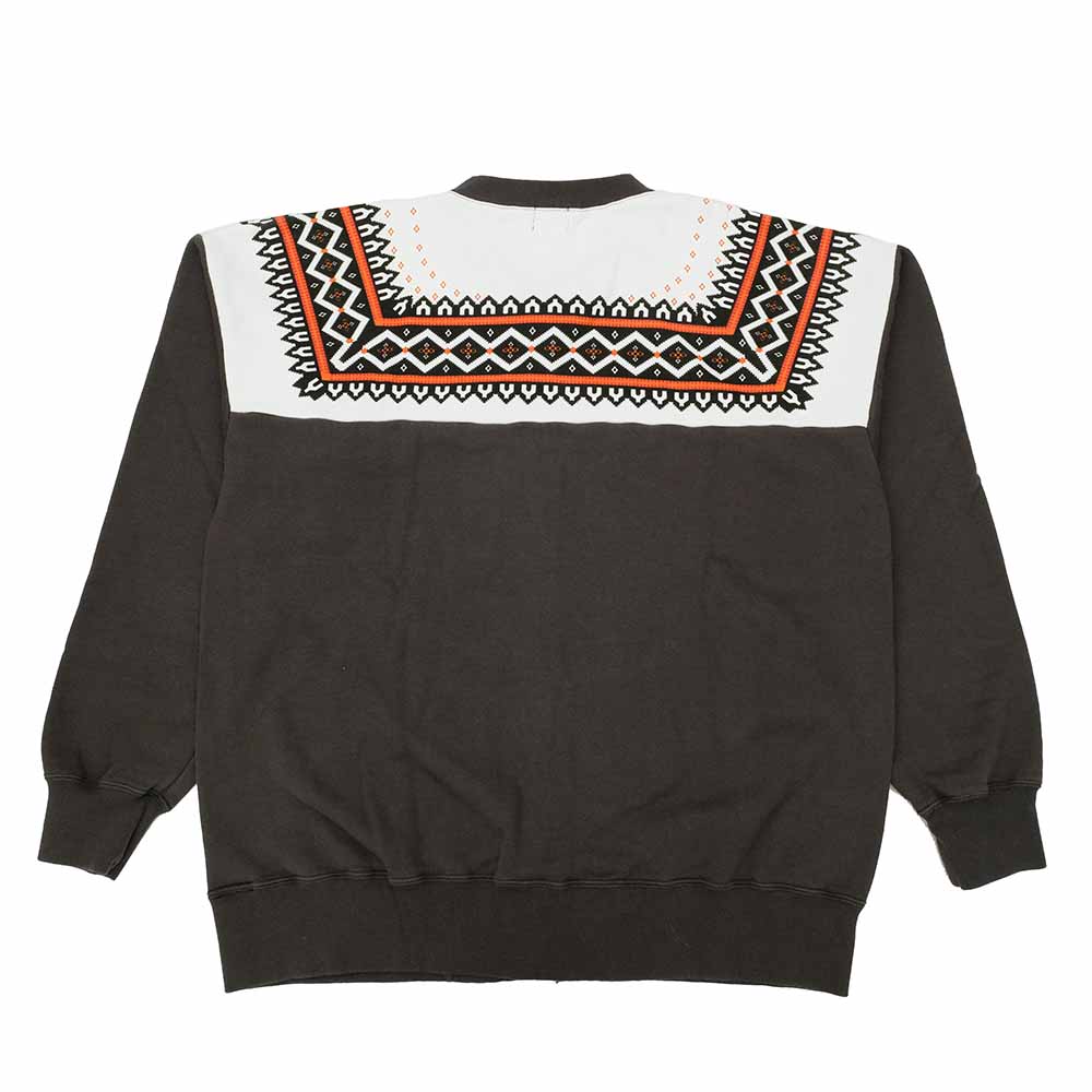 WHITESVILLE SNOW PATTERN ZIP SWEAT SHIRT WV69267
