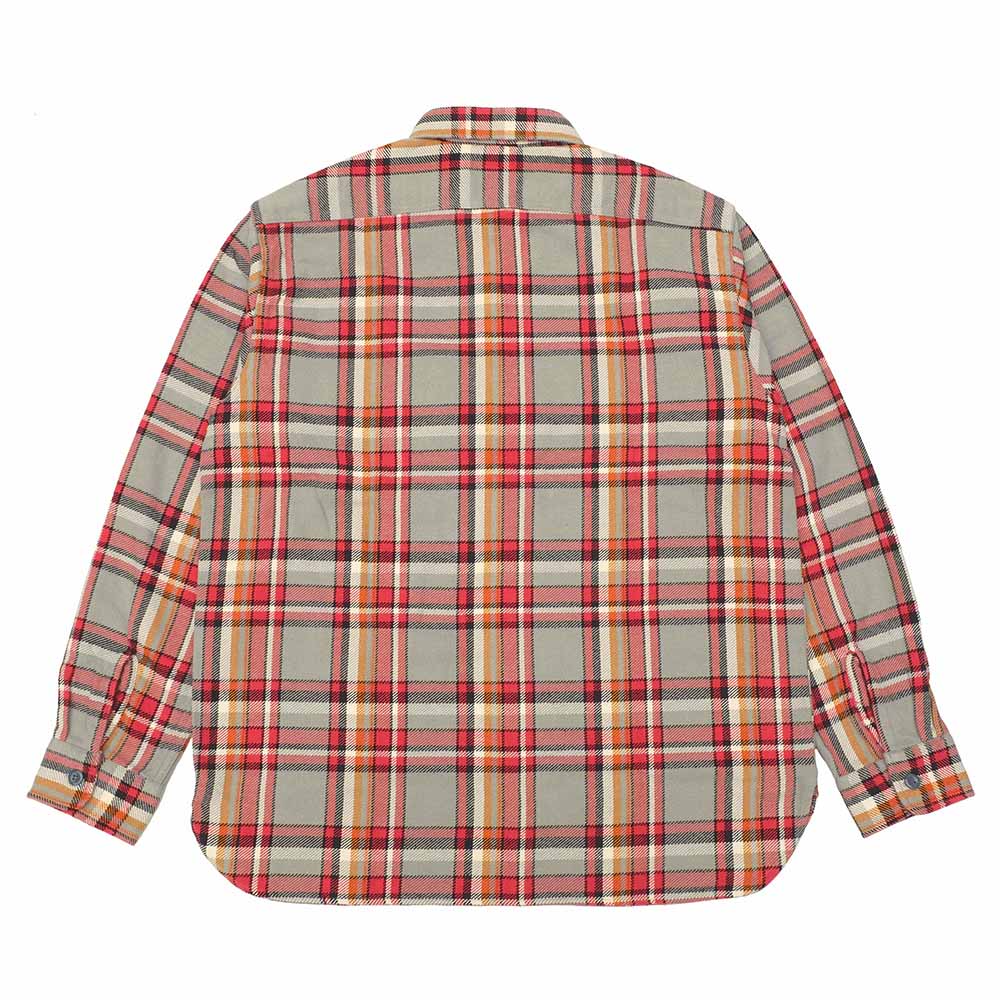 SUGAR CANE - TWILL PLAID WORK SHIRT - SC29565