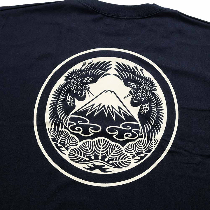 麿紋 - S/S T-SHIRT - 冨士に鶴松 - TRMA-M