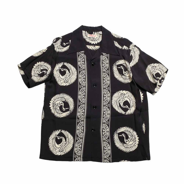 SUN SURF - RAYON HAWAIIAN SHIRT - ORIENTAL BORDER - SS39629
