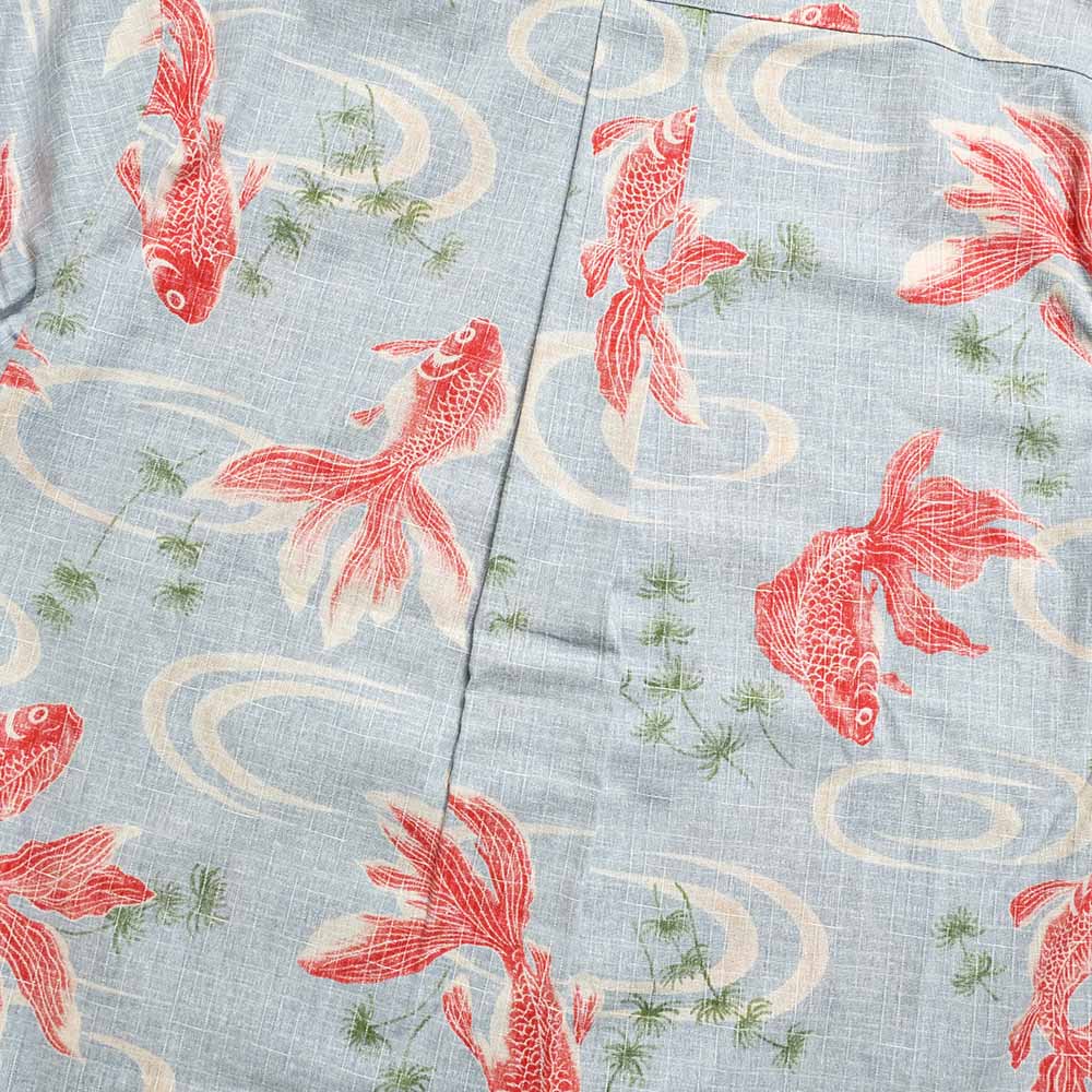 KOROMO ZAKURA - Southern Cross - Short-Sleeve Regular Shirt - Goldfish - SA1762