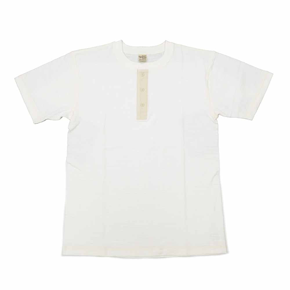 BUZZ RICKSON'S - SLUB YARN HENLEY NECK T-SHIRT - BR79192