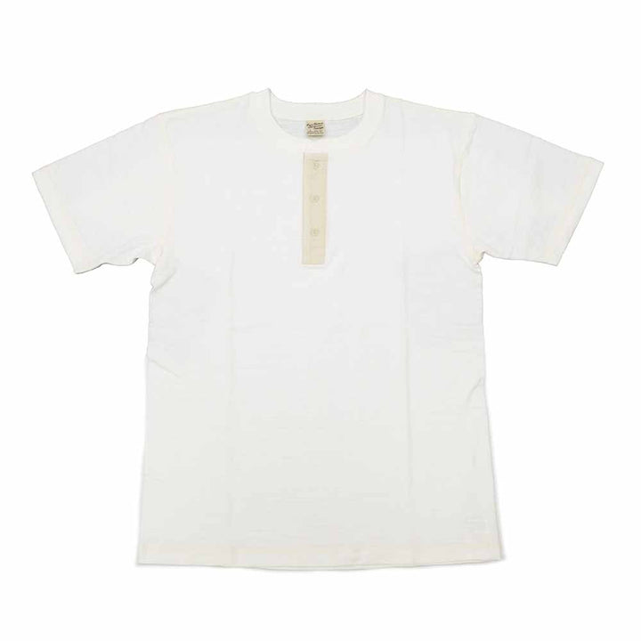 BUZZ RICKSON'S - SLUB YARN HENLEY NECK T-SHIRT - BR79192