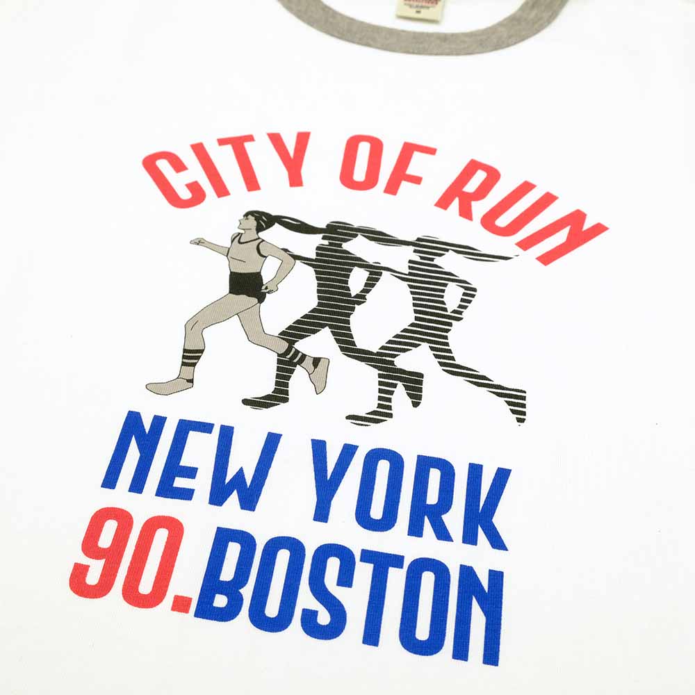 BARNS - RINGER PRINT TEE - CITY OF RUN - BR-25168