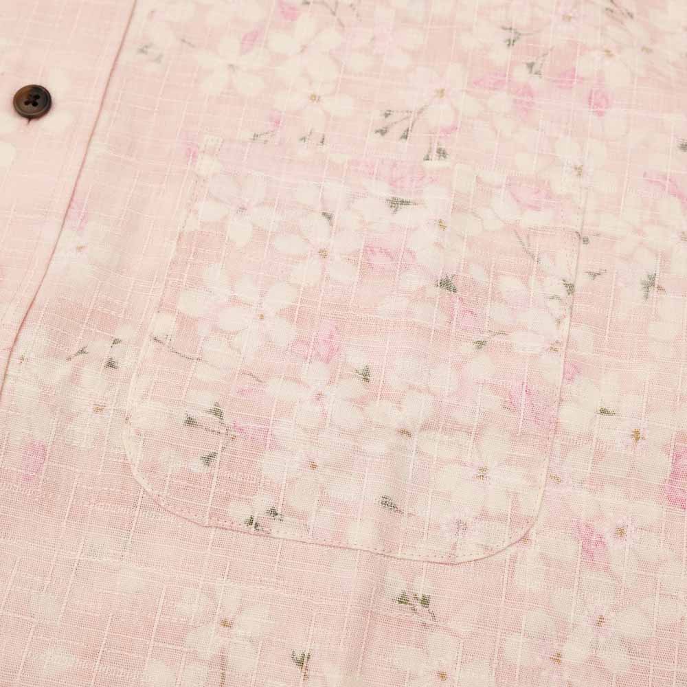 KOROMO ZAKURA - Southern Cross - Long-Sleeve Regular Shirt - Haze Cherry Blossom - SA1743