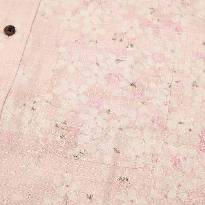 KOROMO ZAKURA - Southern Cross - Long-Sleeve Regular Shirt - Haze Cherry Blossom - SA1743