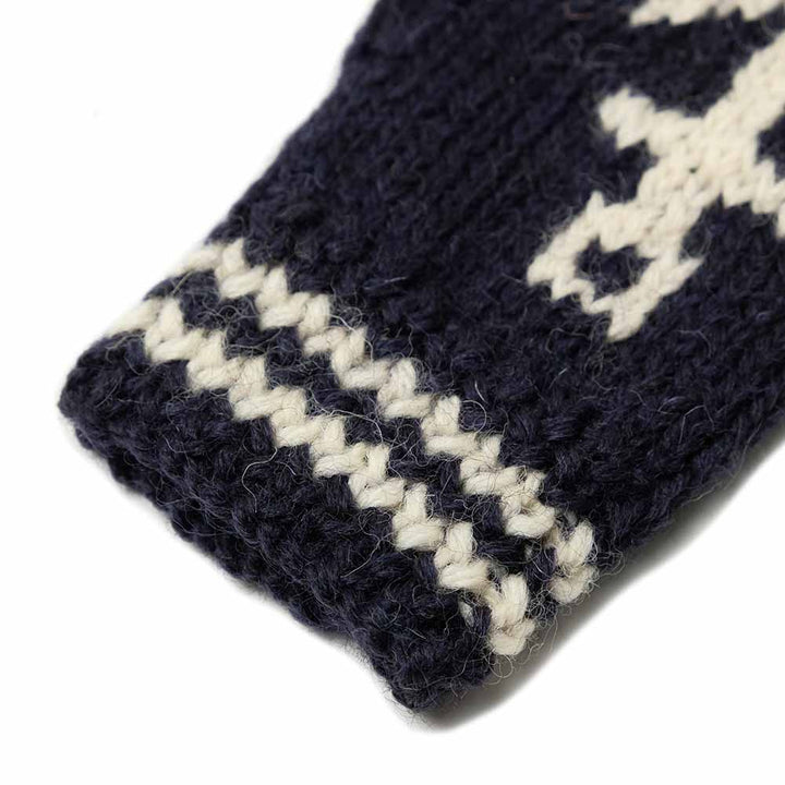 Black Sheep - FINGERLESS KNIT GLOVE - Anchor - SM-08B