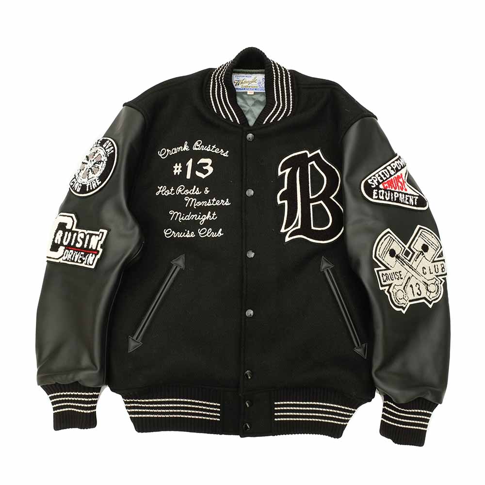 WHITESVILLE - 30oz. WOOL MELTON AWARD JACKET - CRANK BUSTERS - WV15602